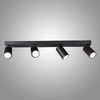 Sal Linear Four Light Bar Spotlight in Matt Black