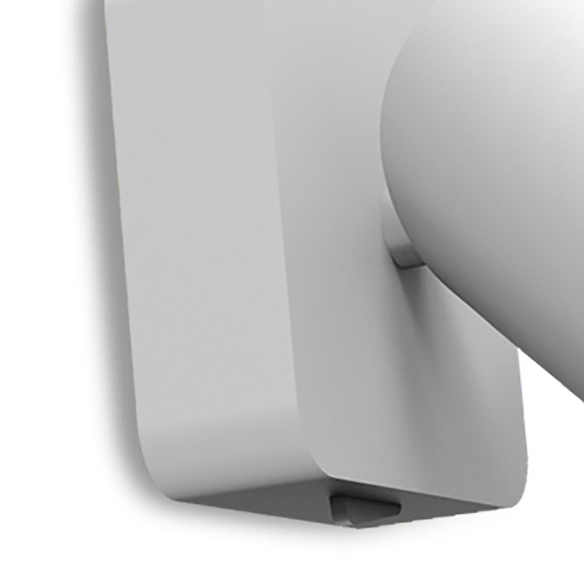 Sal Single Switched Spotlight in Matt White