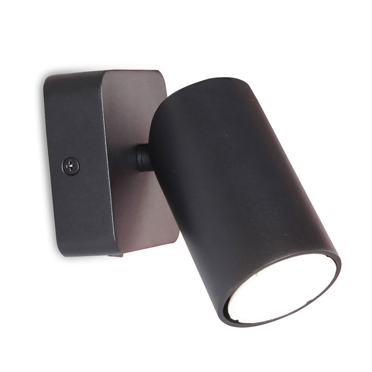 Sal Single Switched Spotlight in Matt Black