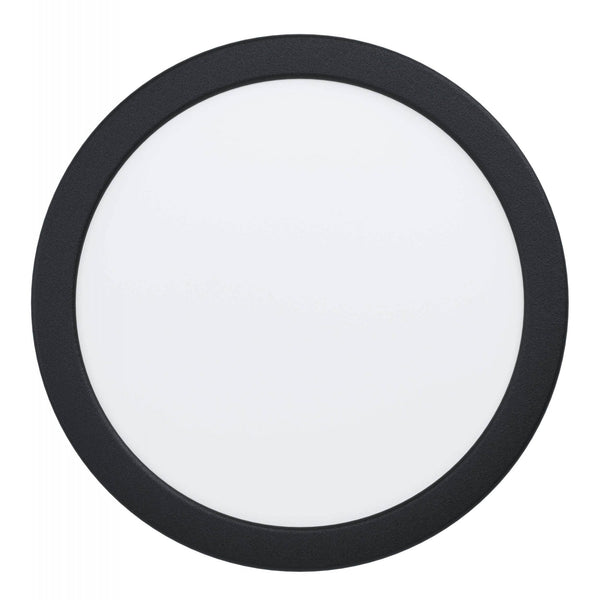 Connect Z Tuneable White Fueva IP44 216mm Downlight in Black