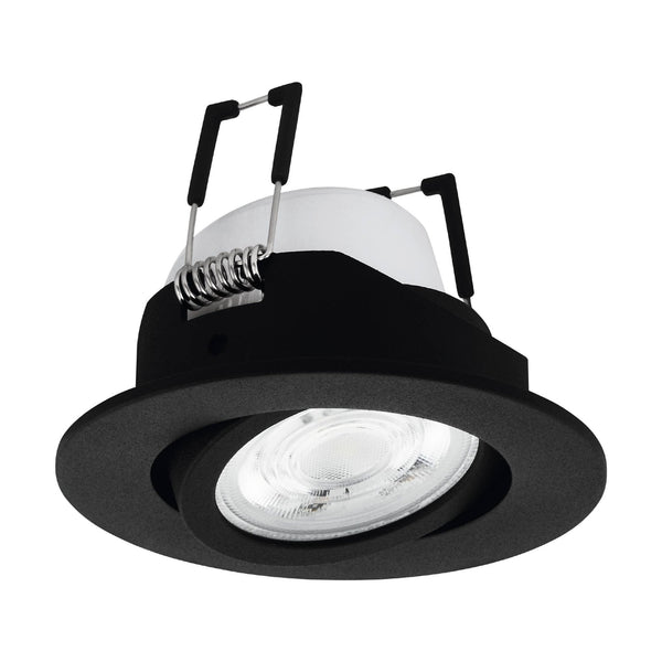 Connect Z RGB + Tuneable White Saliceto Adjustable Downlight in Black