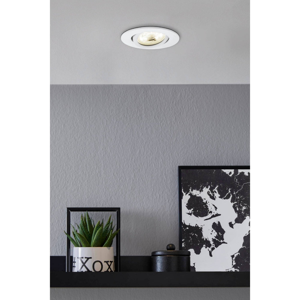 Connect Z RGB + Tuneable White Saliceto Adjustable Downlight in White