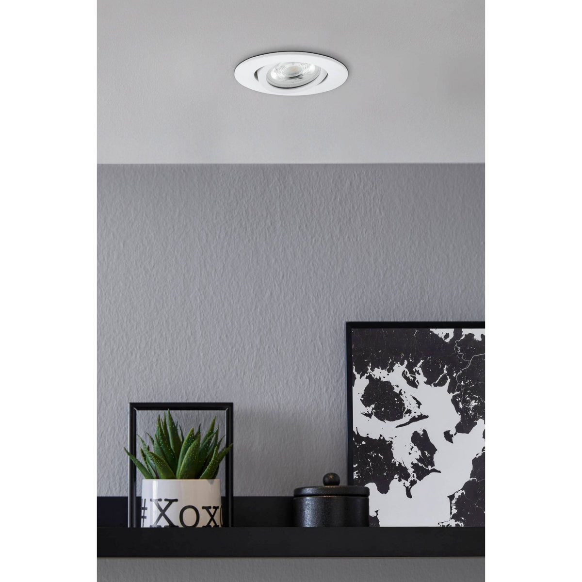 Connect Z RGB + Tuneable White Saliceto Adjustable Downlight in White