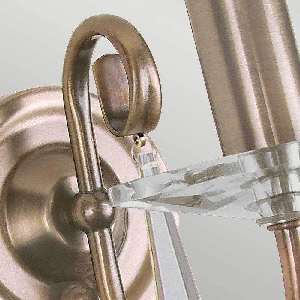 Aegean Single Arm Aged Brass Wall Light