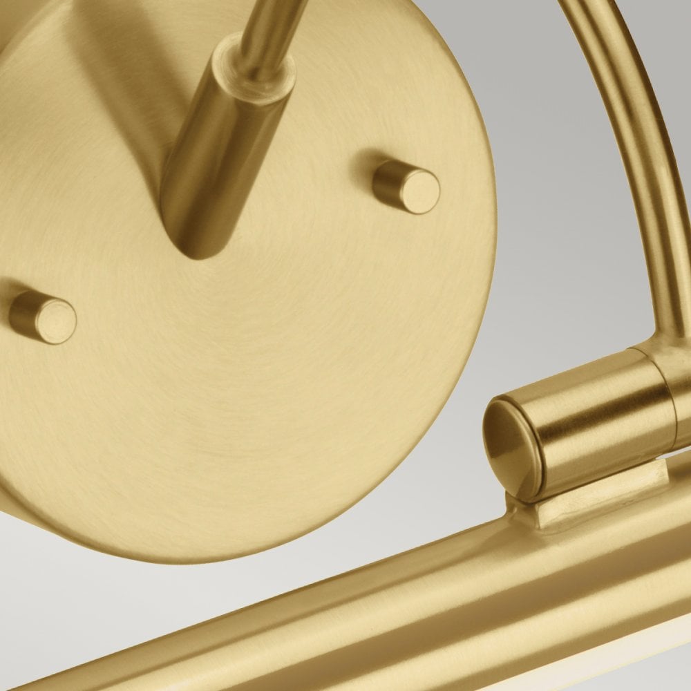 Alton Large LED Picture Light in Brushed Brass