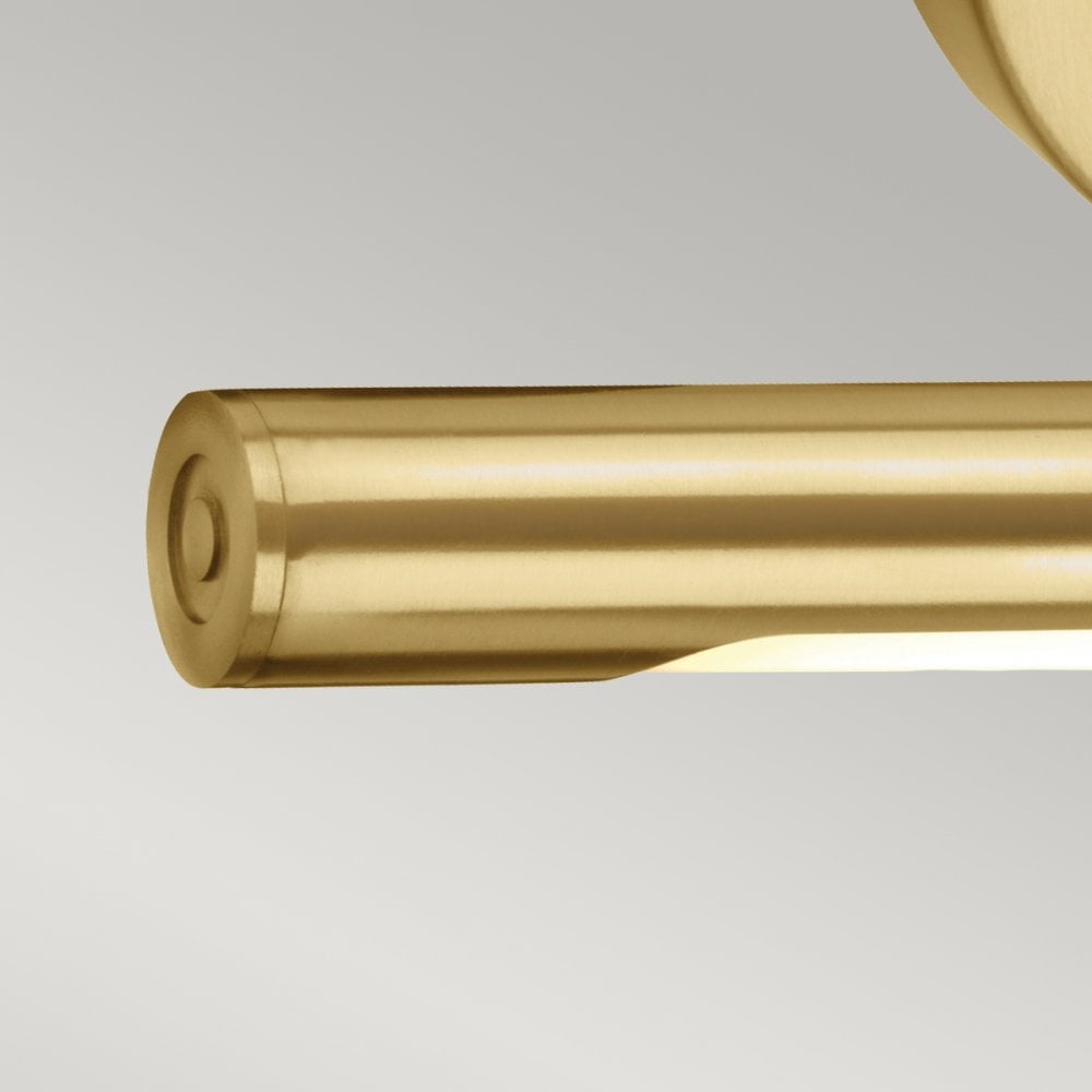 Alton Small LED Picture Light in Brushed Brass