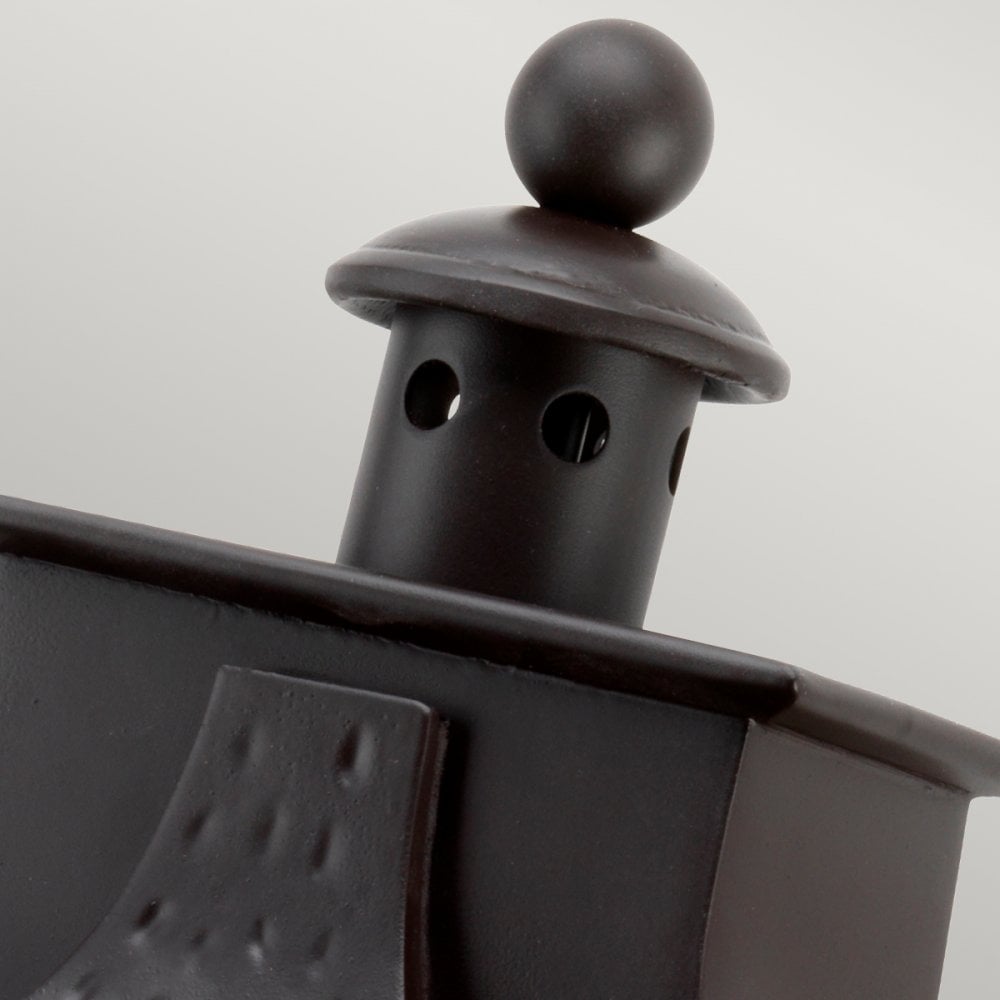 Balmoral IP44 Large Wall Lantern in Old Bronze