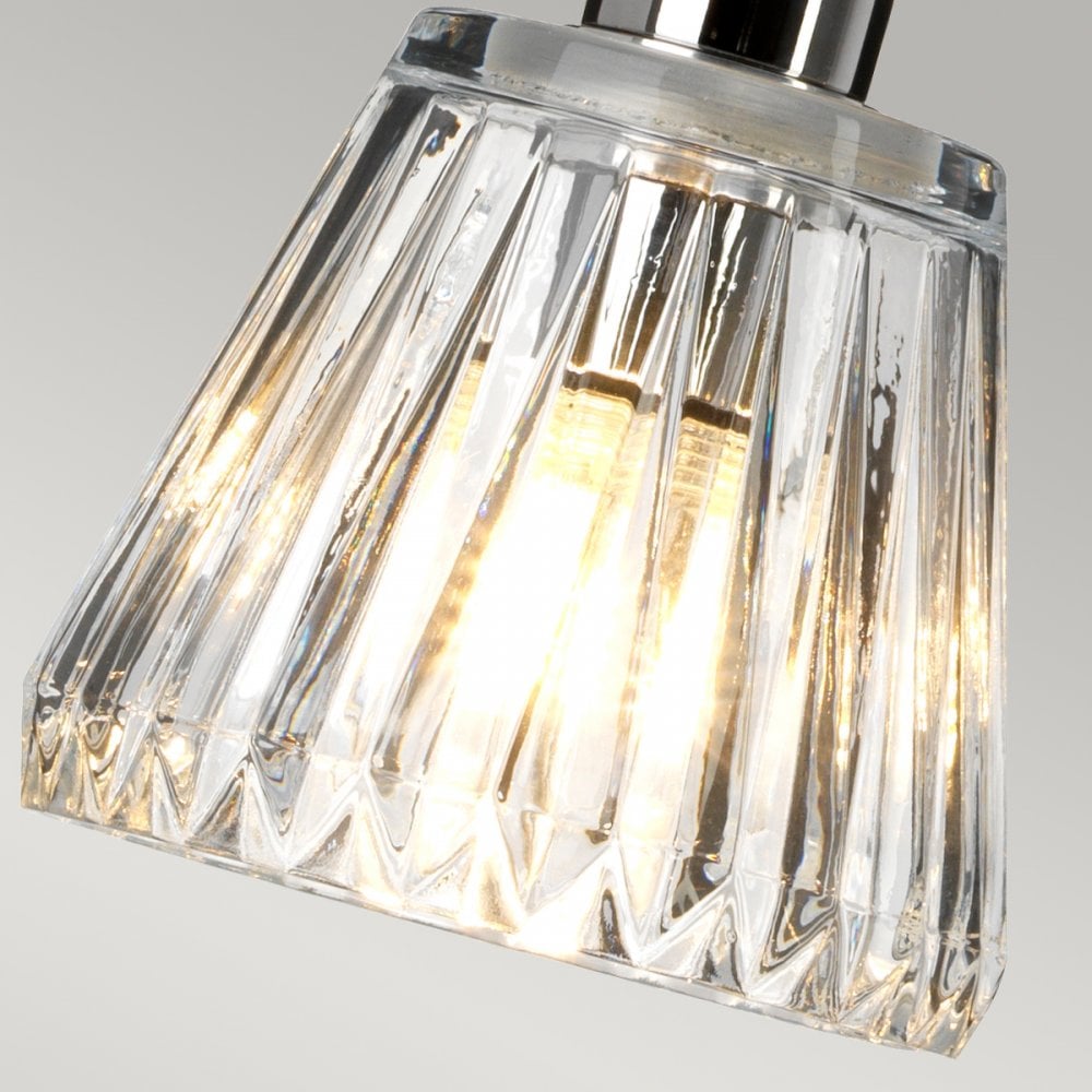 Agatha IP44 Pendant Light in Polished Chrome