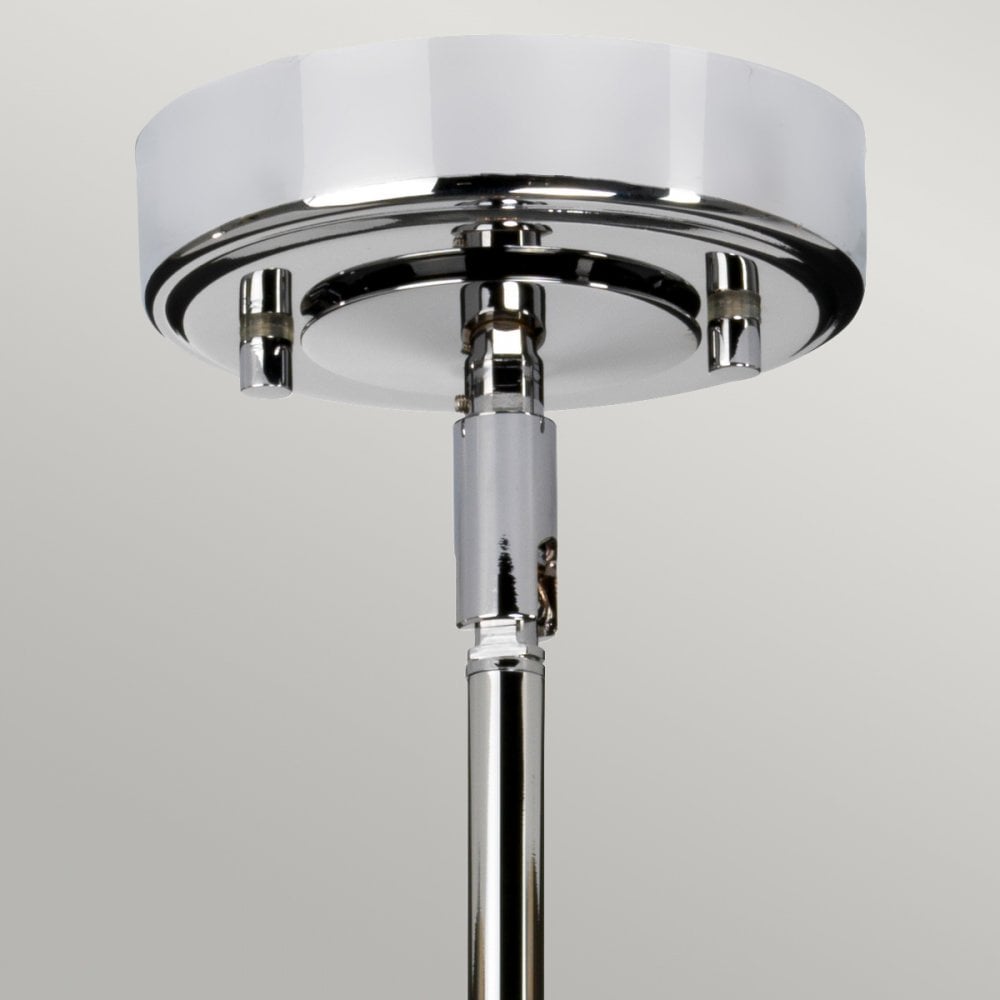 Agatha IP44 Pendant Light in Polished Chrome