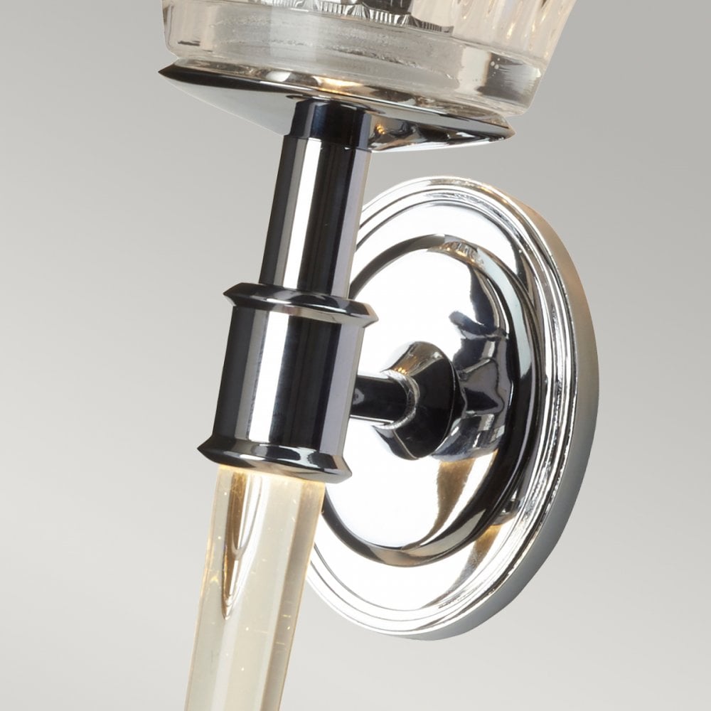 Agatha IP44 Wall Light in Polished Chrome