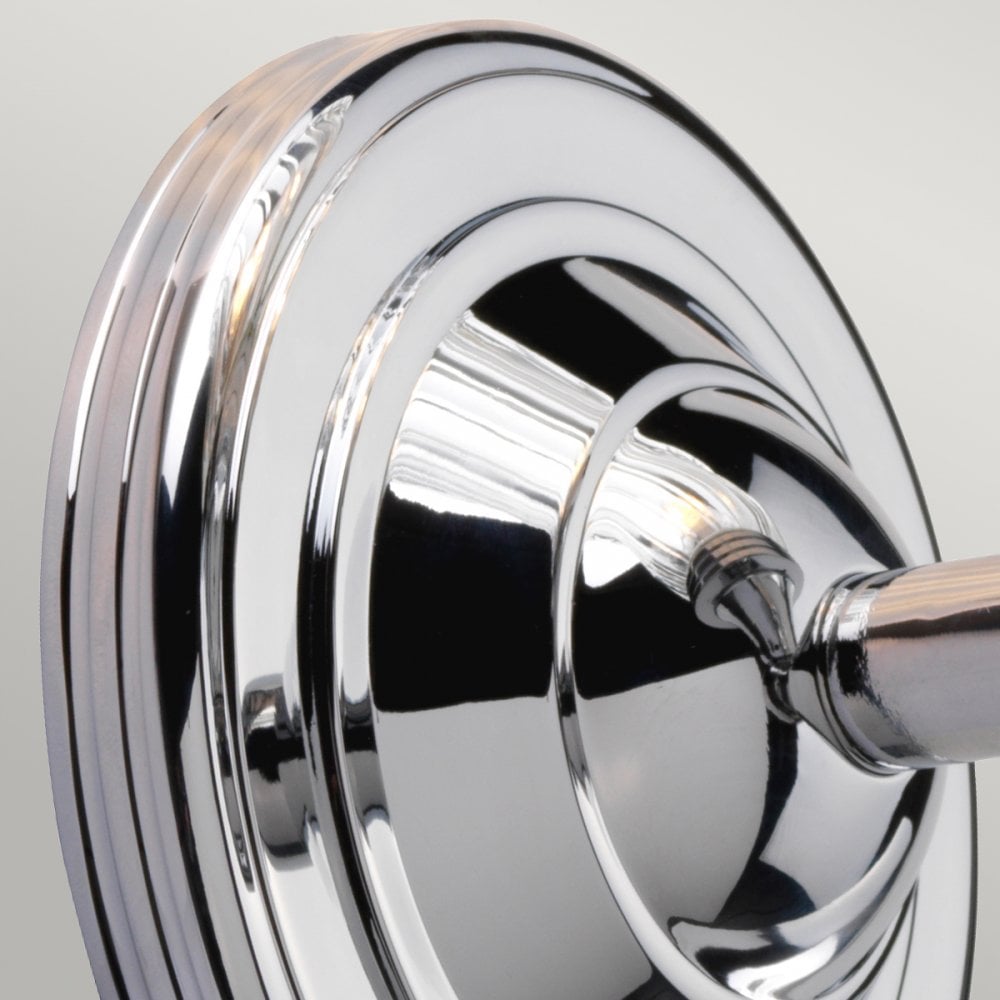 Austen IP44 Bathroom Wall Light in Polished Chrome