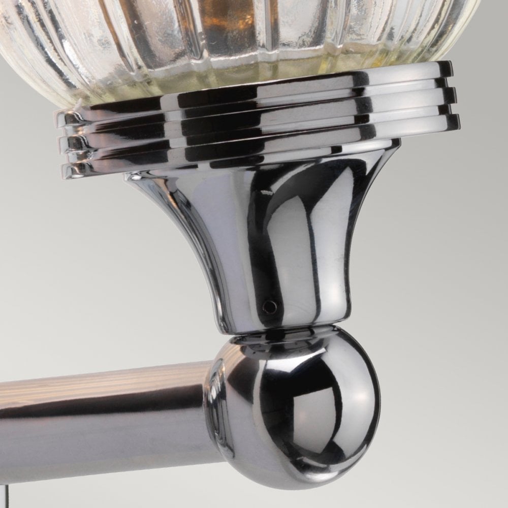 Austen IP44 Bathroom Wall Light in Polished Chrome