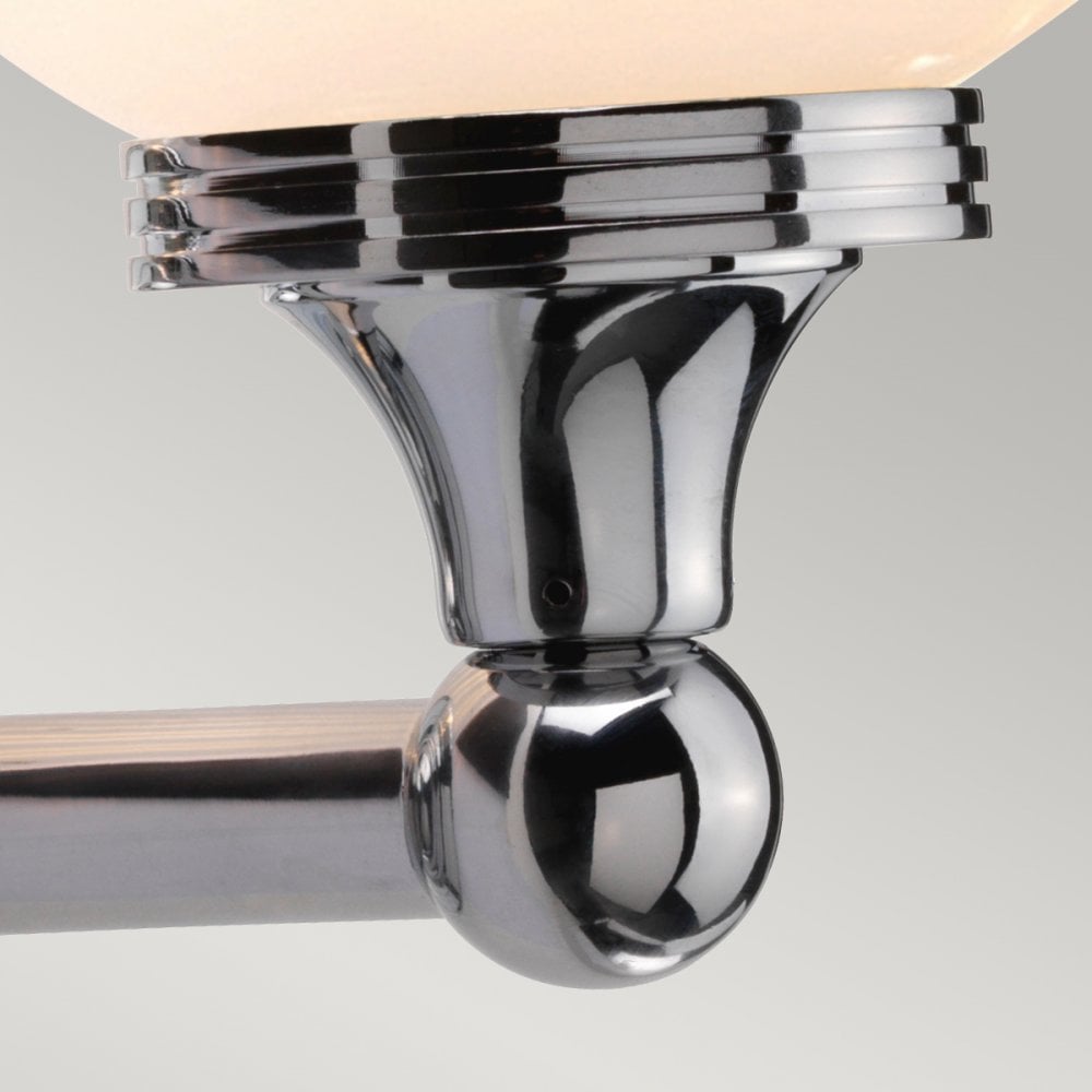 Austen 4 IP44 Bathroom Wall Light in Polished Chrome