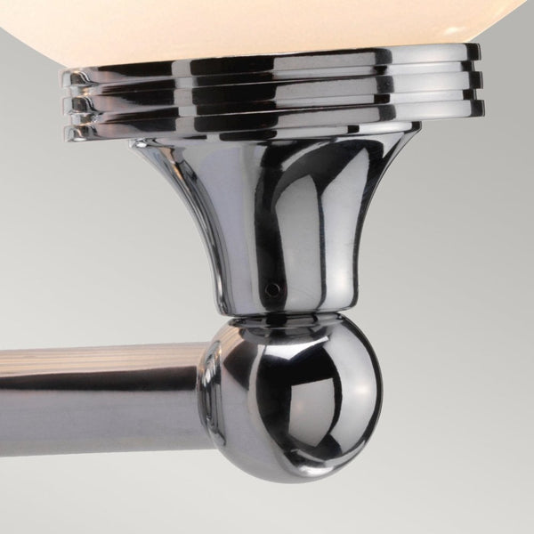 Austen 4 IP44 Bathroom Wall Light in Polished Chrome