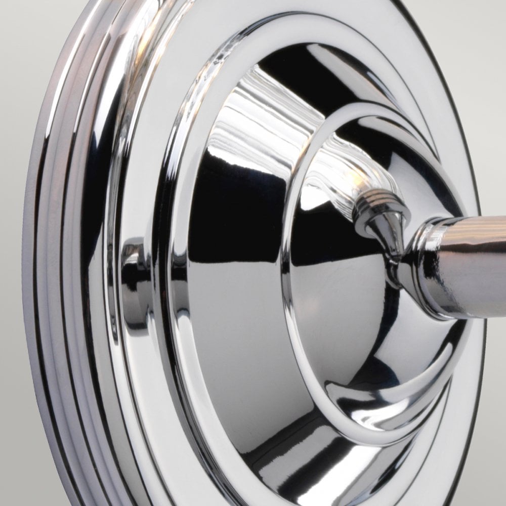 Austen 4 IP44 Bathroom Wall Light in Polished Chrome