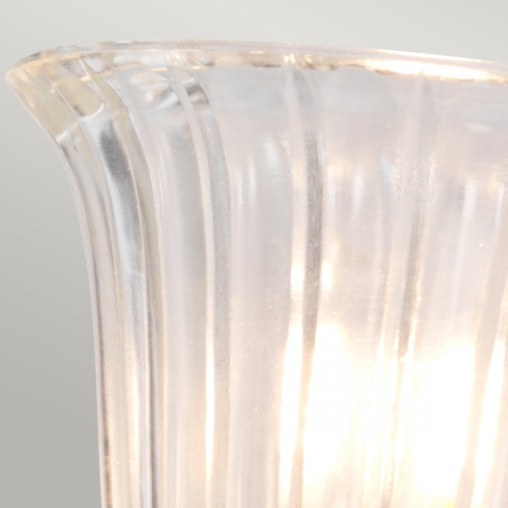 Carroll IP44 Bathroom Wall Light in Polished Chrome