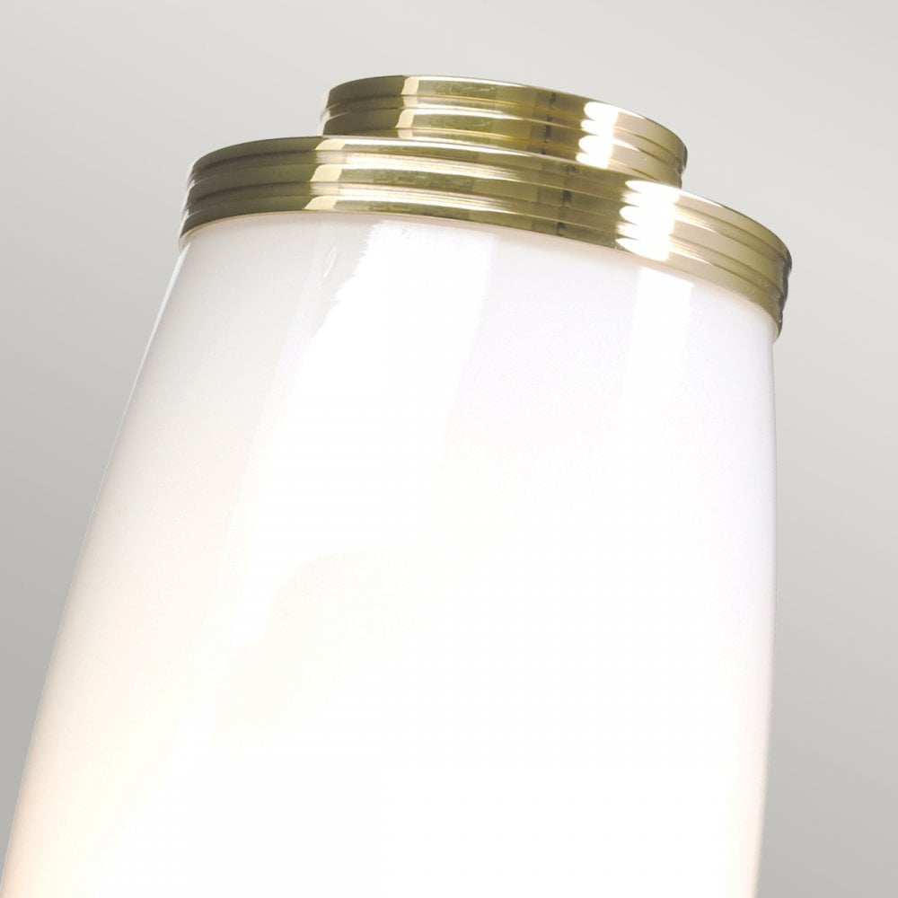 Eliot Single IP44 Bathroom Wall Light in Polished Brass