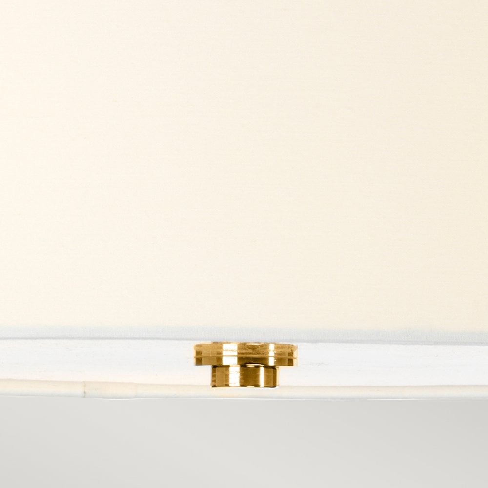 Falmouth 3 Light IP44 Semi Flush Ceiling Light in French Gold