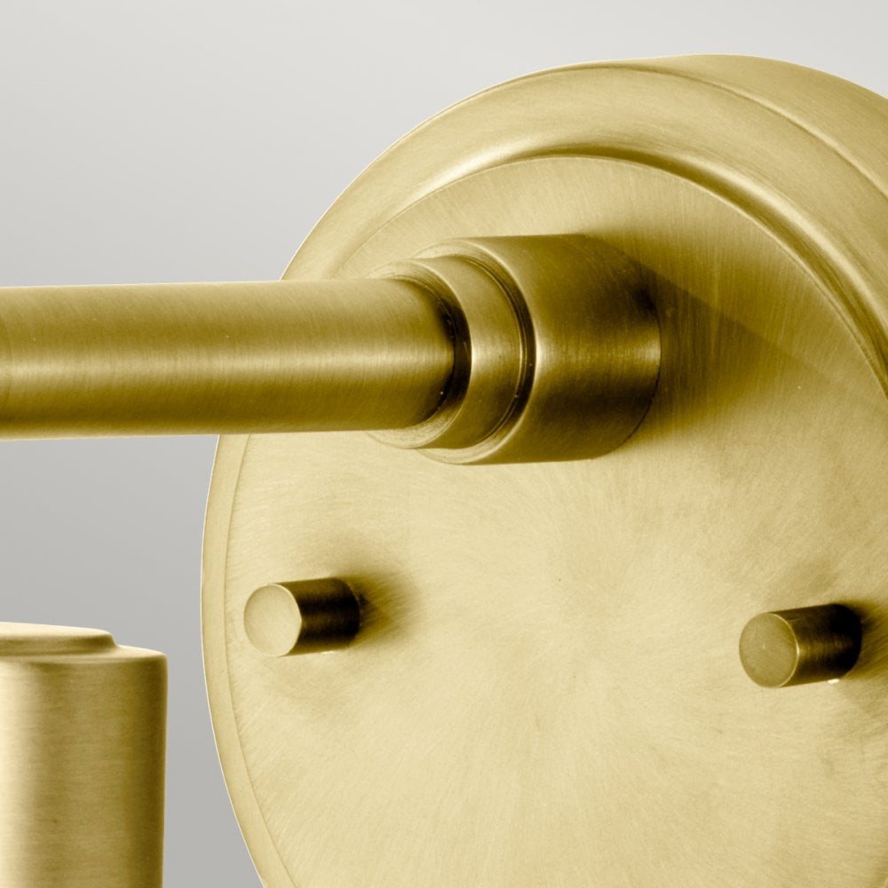 Morvah IP44 Bathroom Wall Light in Brushed Brass