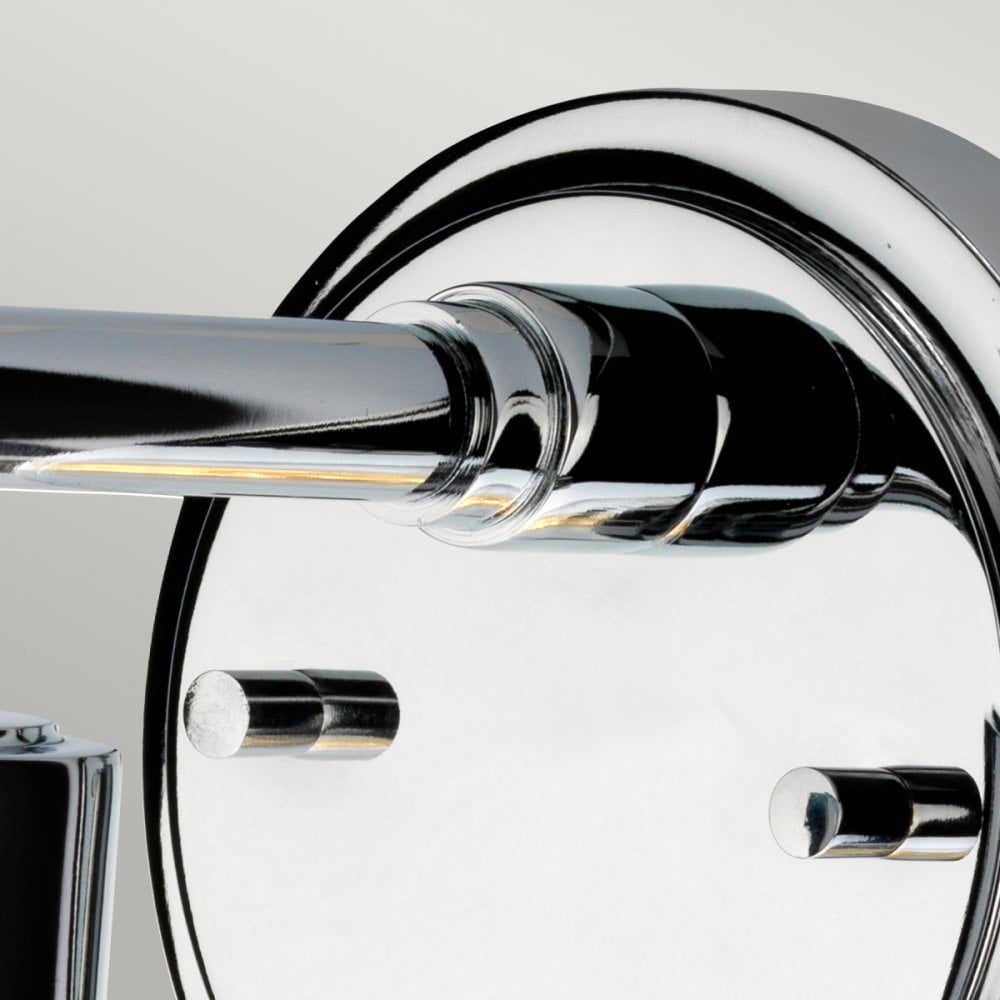 Morvah IP44 Bathroom Wall Light in Polished Chrome