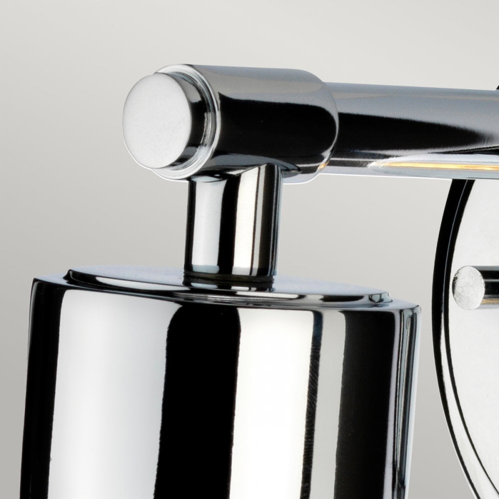 Morvah IP44 Bathroom Wall Light in Polished Chrome