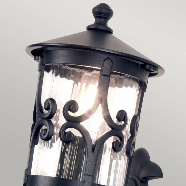 Hereford IP23 Exterior Wall Lantern in Black