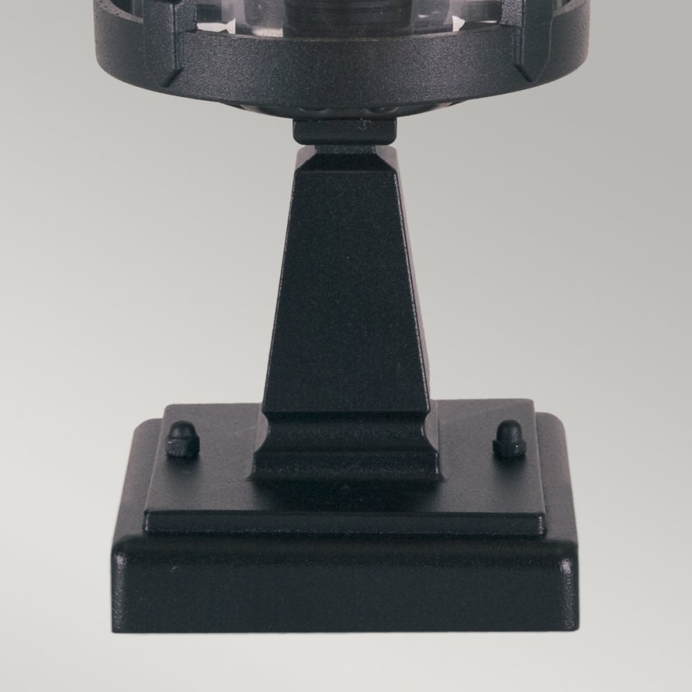 Hereford IP23 Exterior Pedestal Lantern in Black