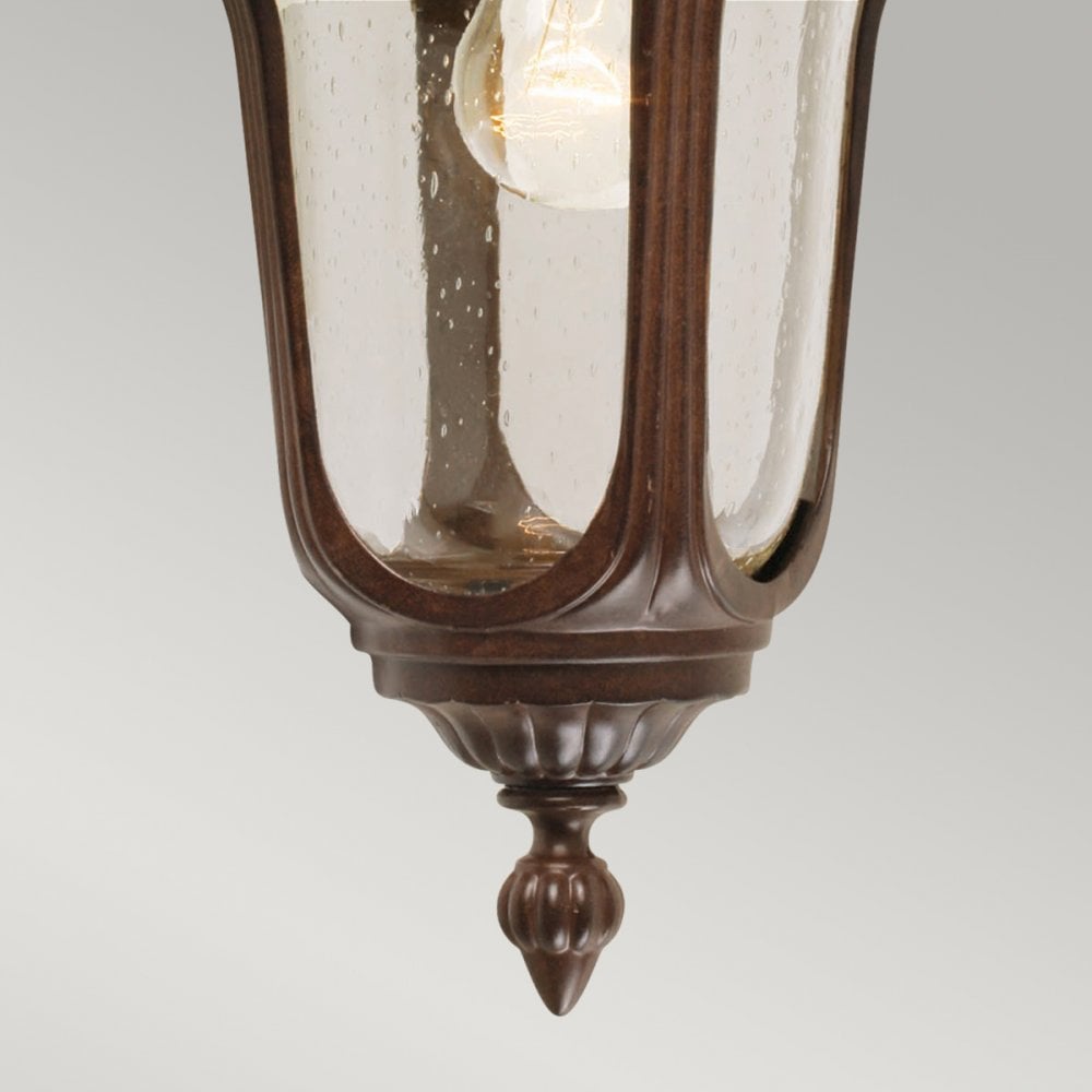 Chicago Small Down Wall Lantern Rusty Bronze Patina