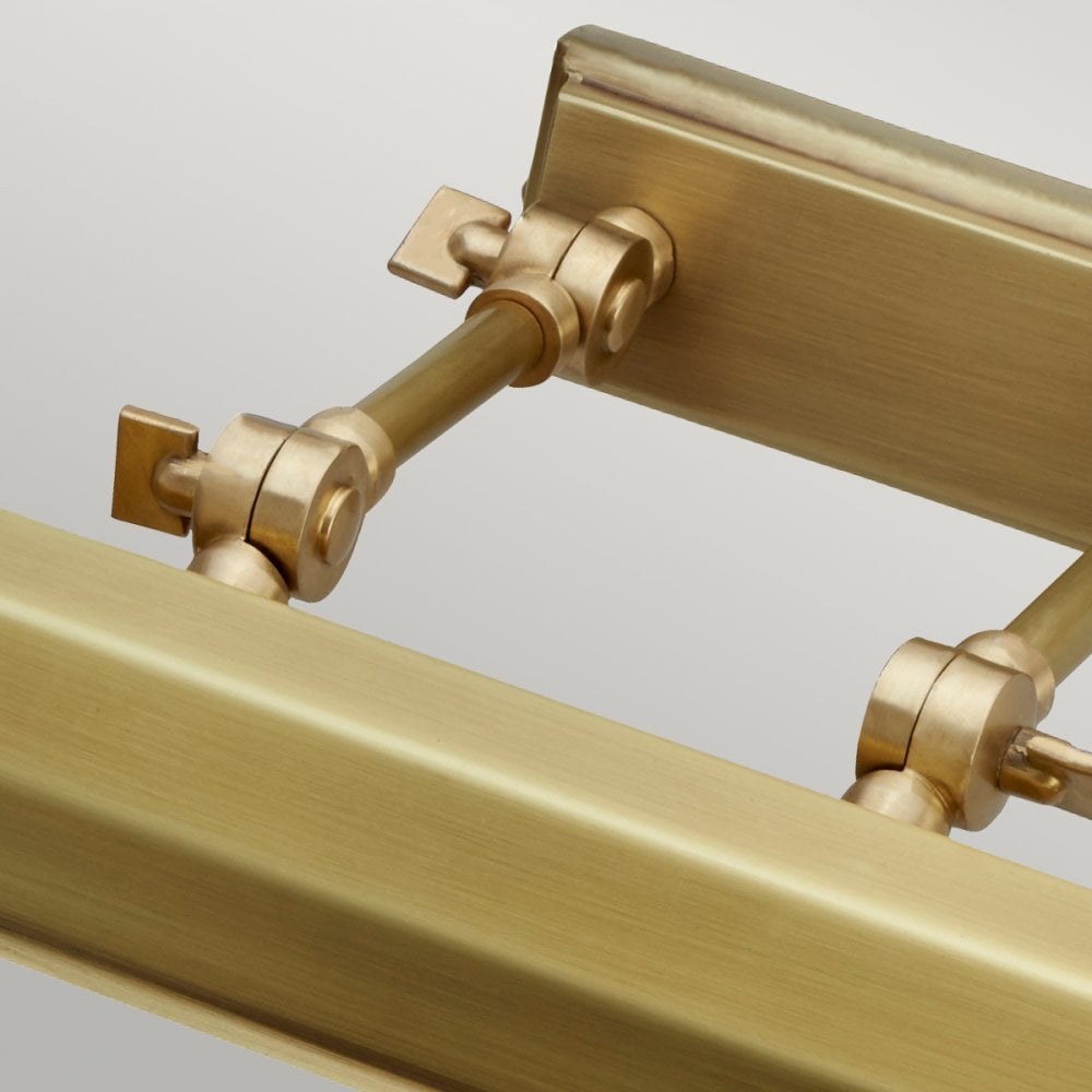 Chawton Large Adjustable Picture Light in Aged Brass