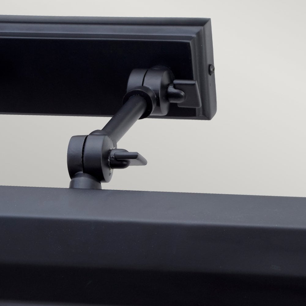 Chawton Large Adjustable Picture Light in Black