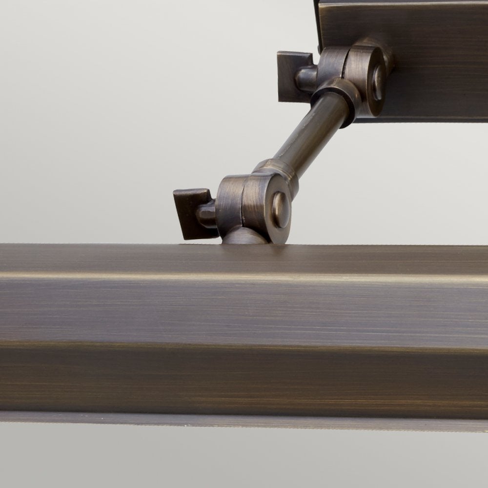 Chawton Large Adjustable Picture Light in Dark Bronze