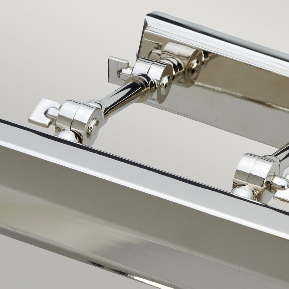 Chawton Large Adjustable Picture Light in Polished Nickel