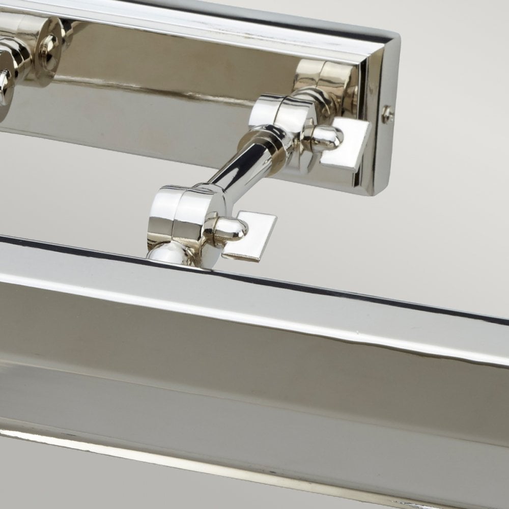 Chawton Large Adjustable Picture Light in Polished Nickel