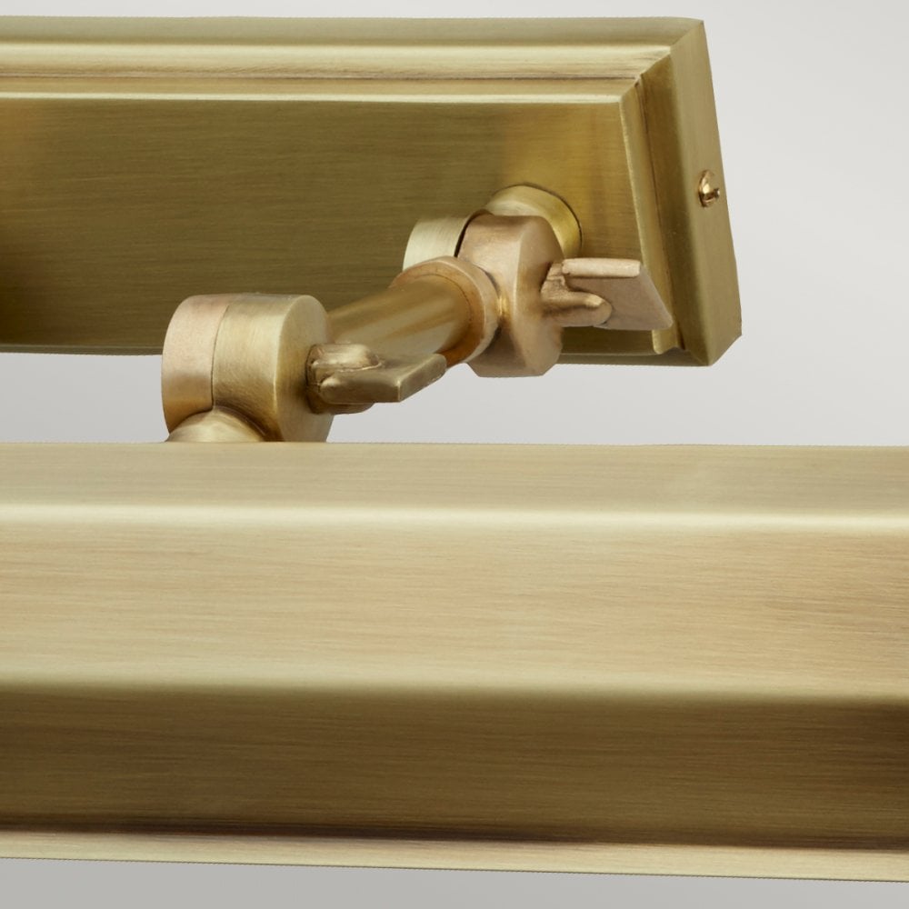 Chawton Medium Adjustable Picture Light in Aged Brass