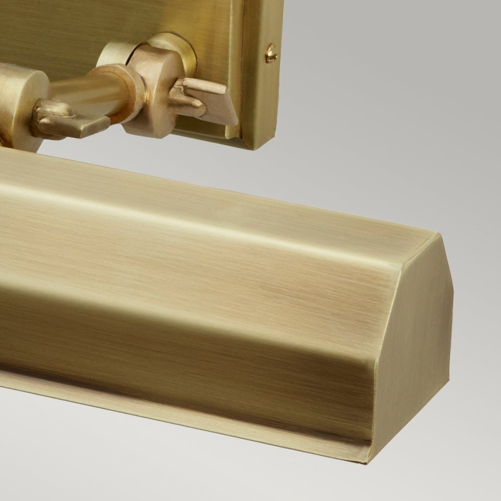 Chawton Medium Adjustable Picture Light in Aged Brass