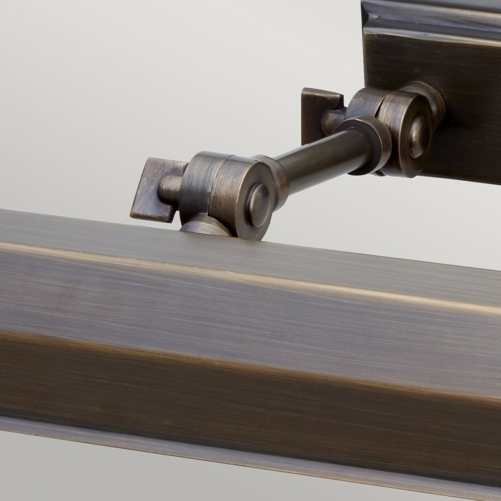 Chawton Medium Adjustable Picture Light in Dark Bronze