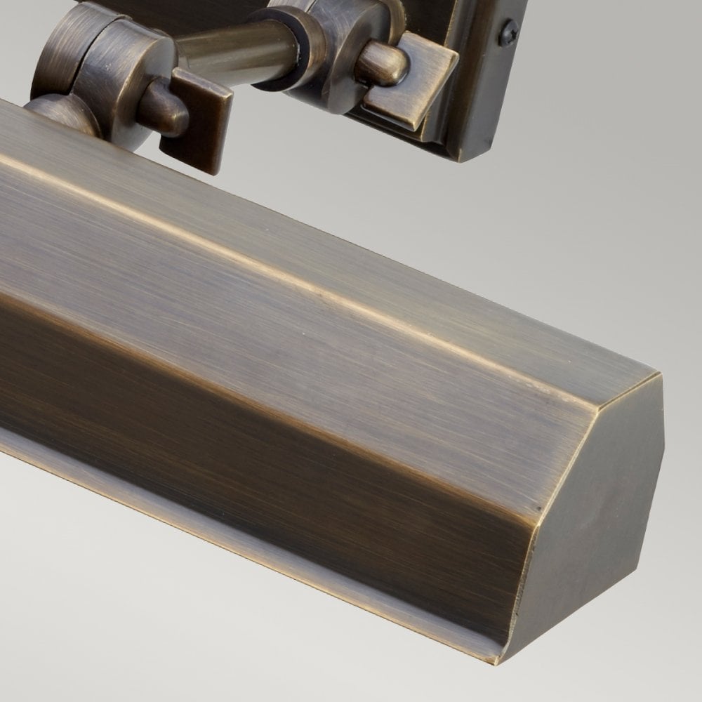 Chawton Medium Adjustable Picture Light in Dark Bronze