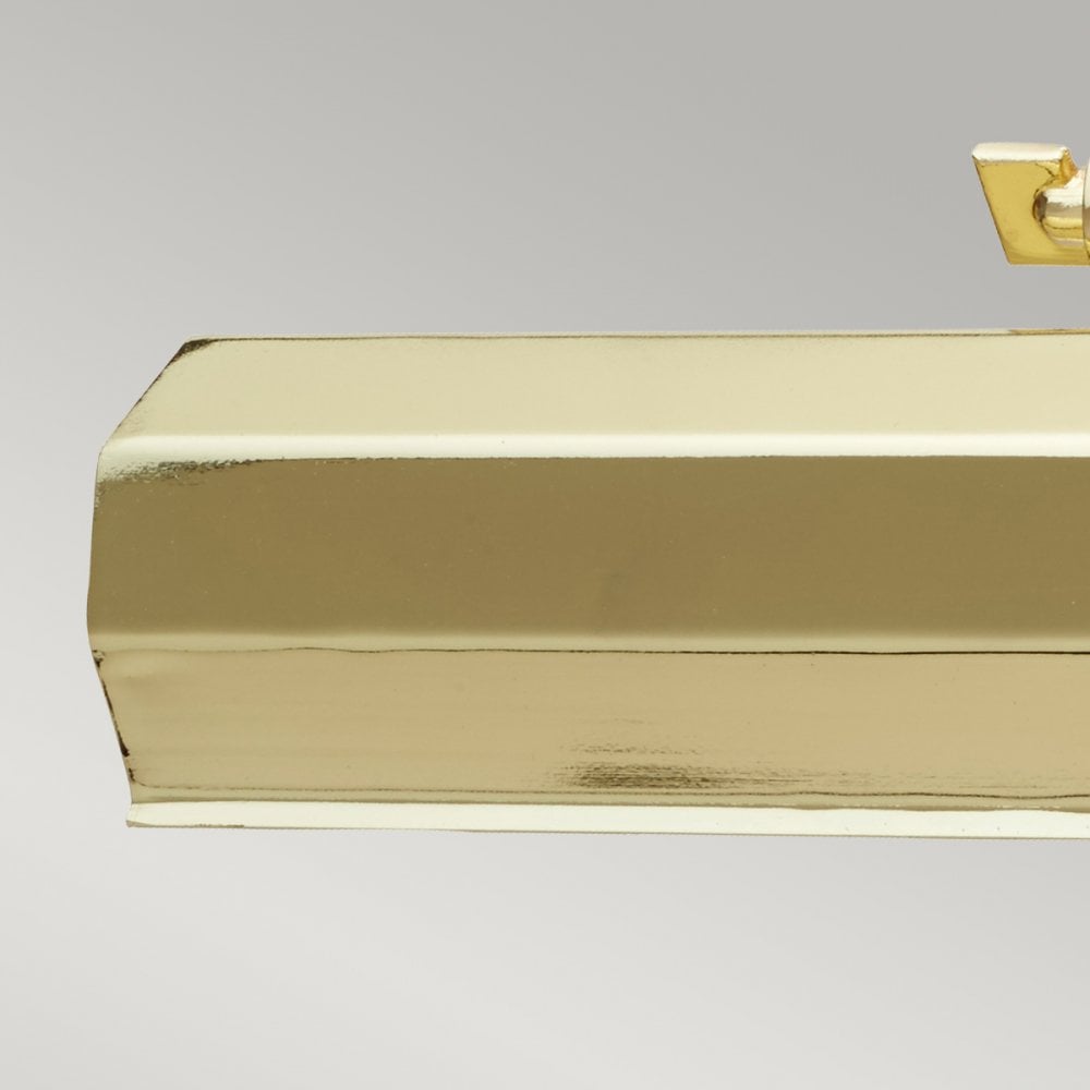 Chawton Medium Adjustable Picture Light in Polished Brass