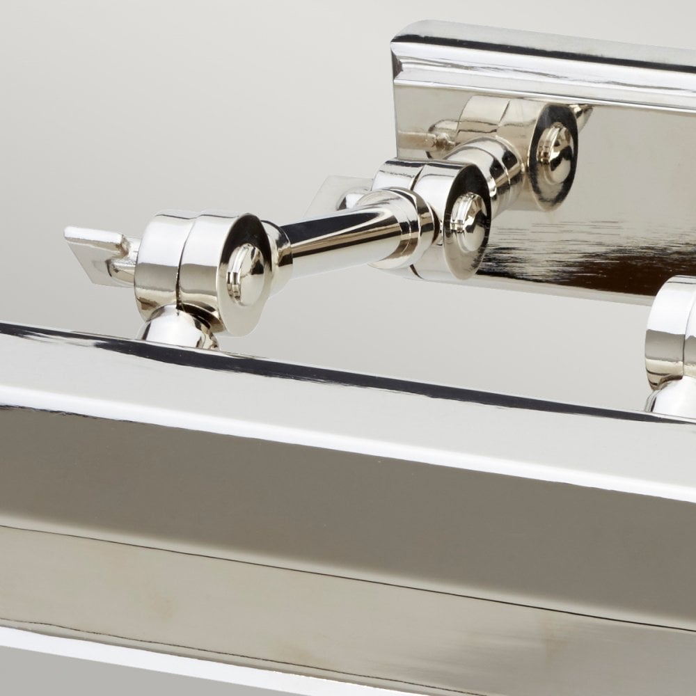 Chawton Medium Adjustable Picture Light in Polished Nickel