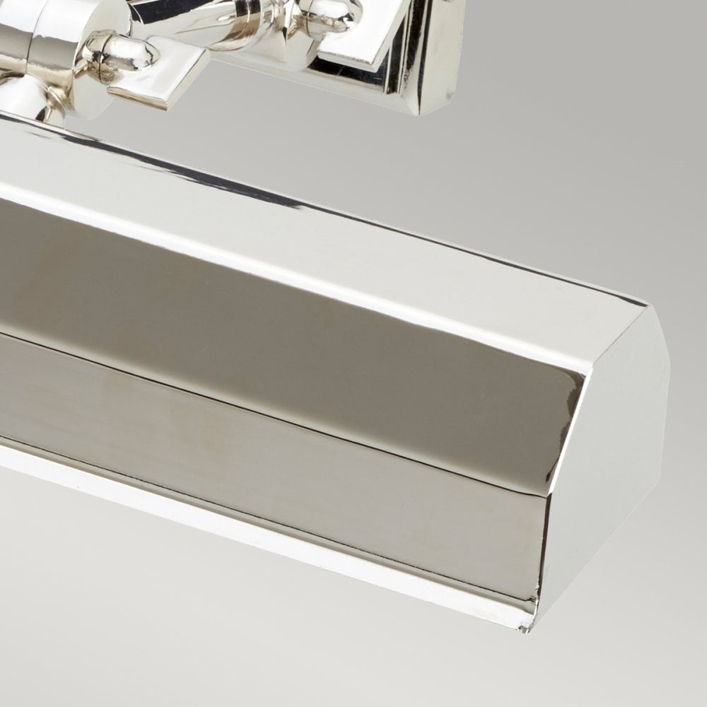 Chawton Medium Adjustable Picture Light in Polished Nickel