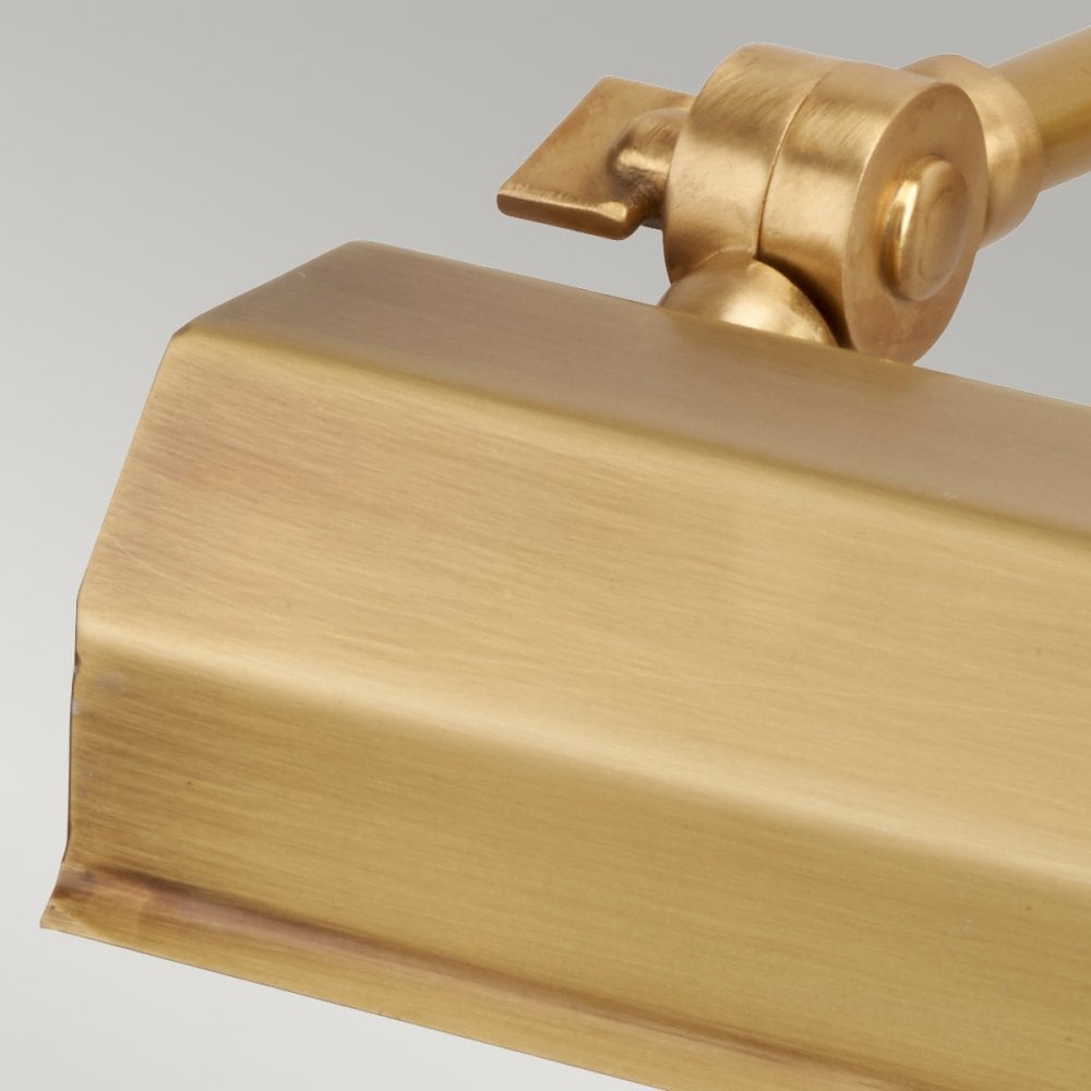 Chawton Small Adjustable Picture Light in Aged Brass