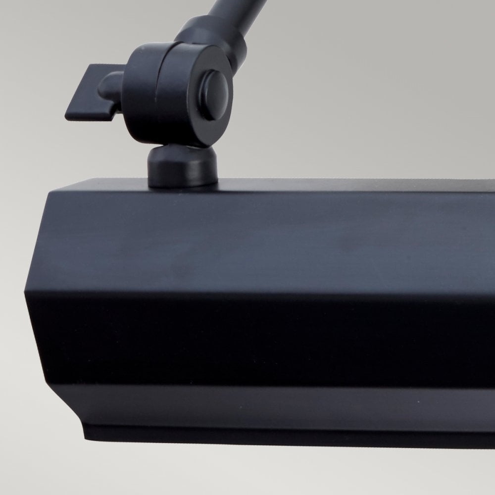 Chawton Small Adjustable Picture Light in Black