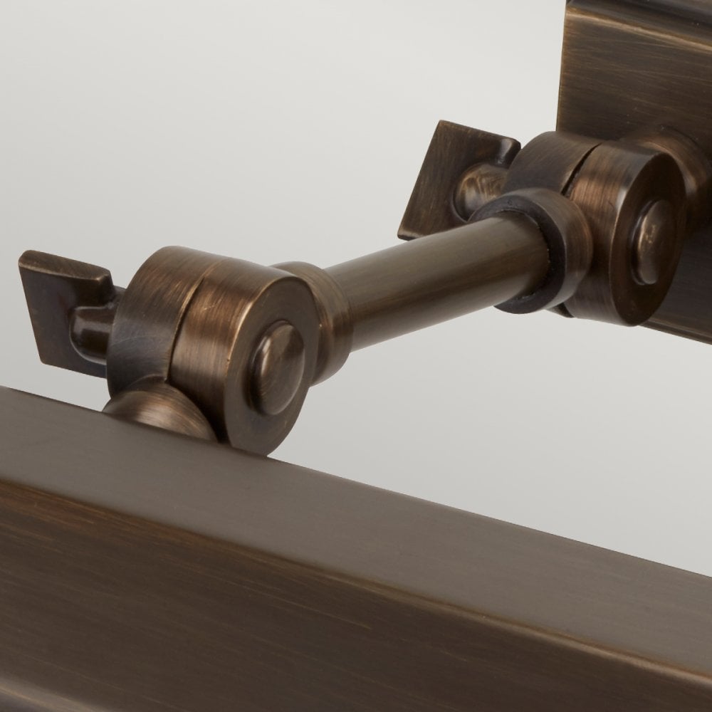 Chawton Small Adjustable Picture Light in Dark Bronze
