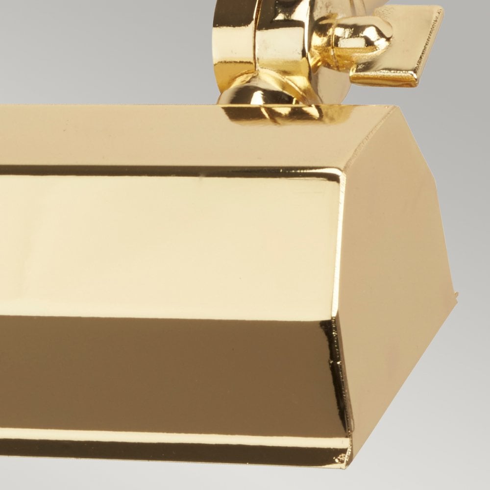 Chawton Small Adjustable Picture Light in Polished Brass
