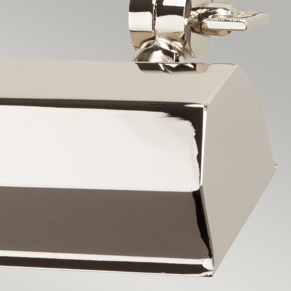 Chawton Small Adjustable Picture Light in Polished Nickel