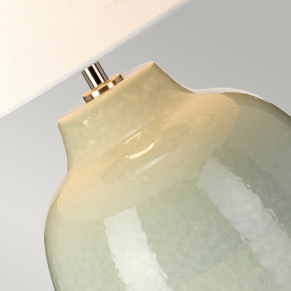 Chelsfield Pale Green Ceramic Table Lamp