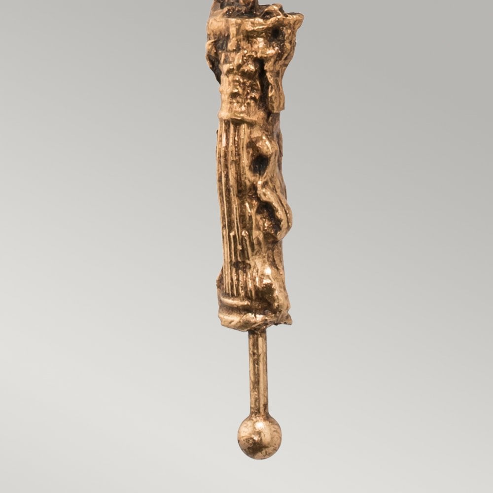 Fragment Wall Light in Glazed Gold Leaf