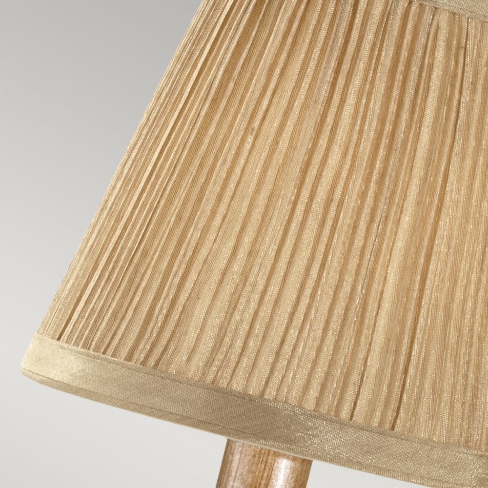 Abbey Single Wall Light In Silver Sand