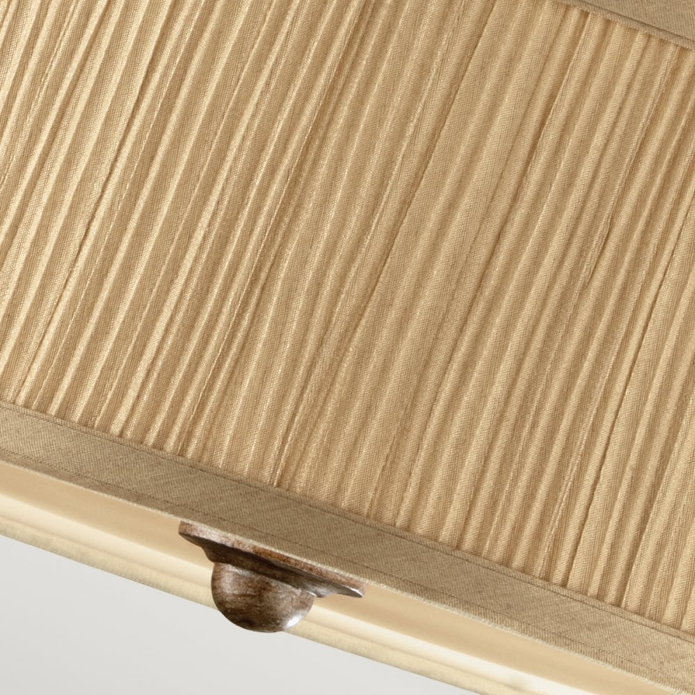 Abbey Three Light Semi-Flush In Silver Sand