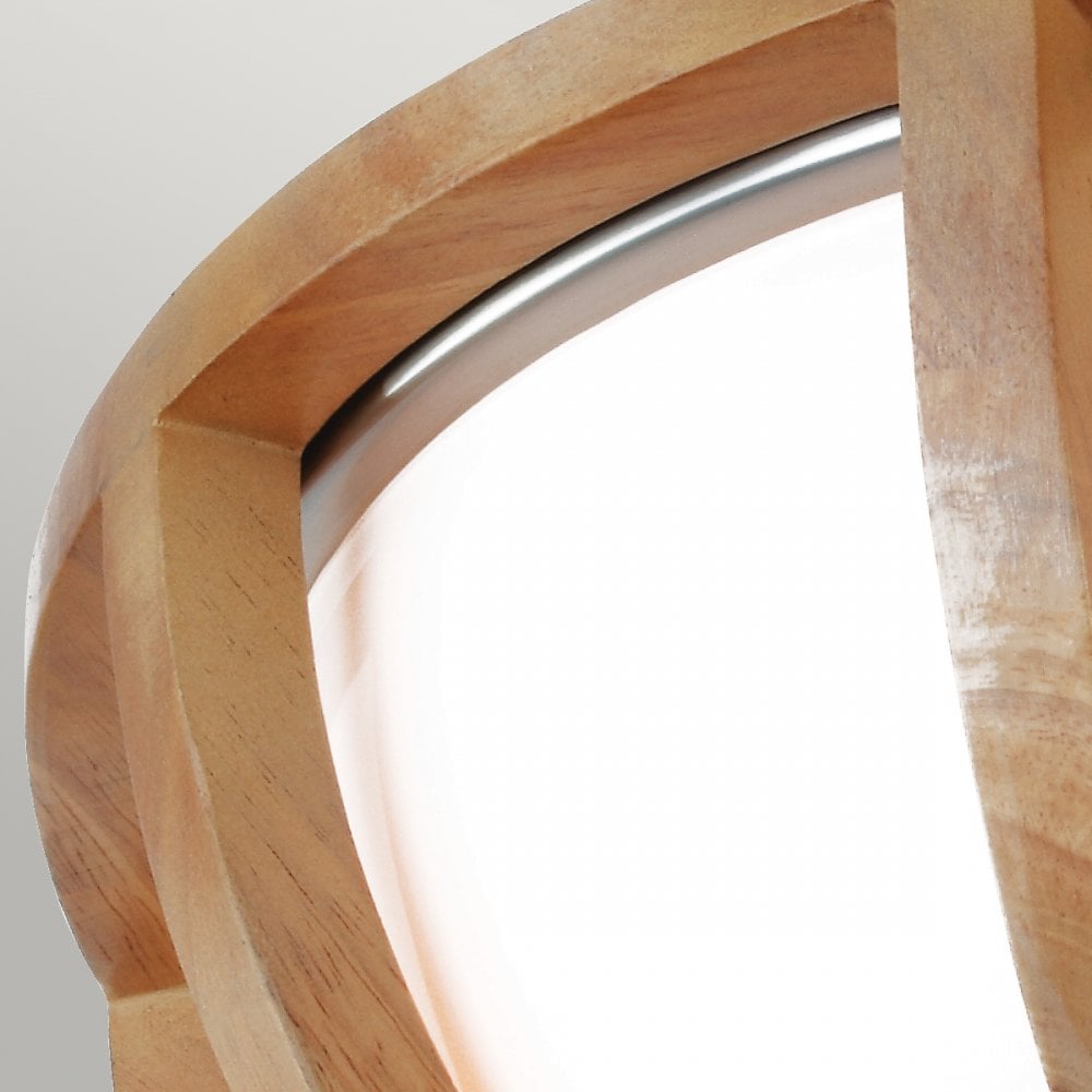 Allier Flush Mount in Light Oak Wood